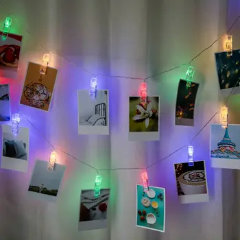 3m Led Pasakų String Žiburiai Kalėdų Dekoracijas namams Led Foto Įrašą Šviesos Eilutę USB Powered Naujųjų Metų 2021 Navidad Natal