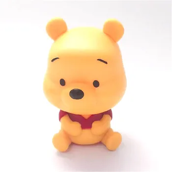 3pcs/set Anime Mielas Disney Mikė Pūkuotukas Paršelių Tigras Duomenys Mielas Žaislai Vaikas Veiksmų Figūrinės Lėlės Modelio Pooh Bear Dekoras Namuose
