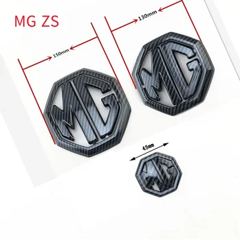 3Pcs/Set Aukštos kokybės Lipdukai Išorės Apdailos MG 6 MG ZS Automobiliu Galiniai Emblema Priekinės Grotelės Lipdukas Vairas Ženklelis Stilius