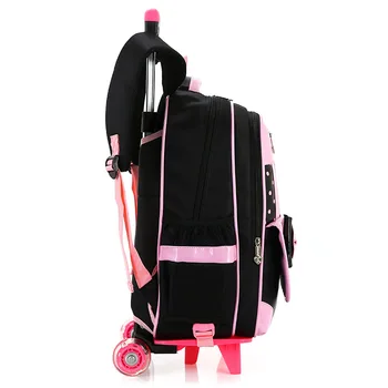 3PCS/set mergina vežimėlio atveju 3D vaiko mokyklos maišą vaikams nuo 6 iki 15 metų studentų lagaminas Nemokamai lėlė atspari vandeniui kuprinė, kelionės bagažo
