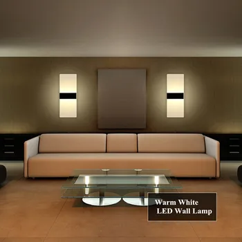 3W LED Sienos Lempos Akrilo Sconce Lempos 110V, 220V Šiuolaikinių Namų Puošybai Apšvietimo Laiptų Koridorius, Gyvenamasis Kambarys Miegamojo Sienos Šviesos