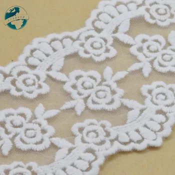 3yards 6.5 cm pločio medvilniniai siuvinėjimo nėrinių siuvimo juostelės guipure apdaila vestuvių dekoravimas 