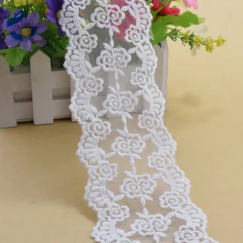 3yards 6.5 cm pločio medvilniniai siuvinėjimo nėrinių siuvimo juostelės guipure apdaila vestuvių dekoravimas 
