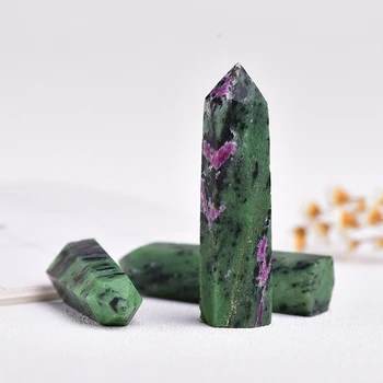 4-7cm 1pcs Gamtos Epidote kristalų taško reiki healing kristalai, akmenys, mineralai, Ornamentas, Namų Dekoro