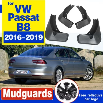 4 VNT Volkswagen VW Passat, B8 2016~2019 Automobilių Mudflap Sparnas sparnų Skydeliai Splash Atvartu Purvasargių Priedai 2016 2017 2018