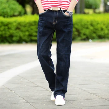 40 42 44 dydžio vyriški laisvalaikio laisvi džinsai 2020 m. rudens ir žiemos prekės ženklo drabužių aukštos kokybės patogus medvilnės džinsinio džinsus