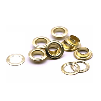 40sets/pak(Išorinis skersmuo)22mm (vidaus)kaip 14mm (didelis)4,5 mm metalo grommets aukso žiedu