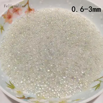 450g AB Skaidrus Burbulas kamuolys Stiklo Karoliukų medžiagos, epoksidinės pelėsių makeing papuošalai užpildymo 