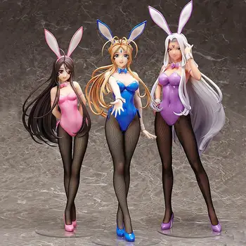 45cm Išlaisvinti B STILIAUS Anime Oh my Goddess Belldandy Bunny Mergina Sexy merginos PVC Veiksmų Skaičius, Žaislas Suaugusiems Kolekcijos Lėlės Modelio Dovanos