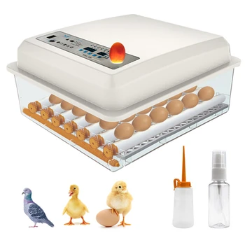 48 Kiaušinių Peryklos Inkubatorius Brooder Mašina Peryklų, Vištienos Automatinė Kiaušinių Inkubatorius Paukščių Putpelių Brooder Ančių, Žąsų Ūkių Namų