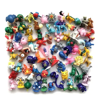 4cm-5cm normalaus dydžio, visiškai 80 įvairių stilių naujos kolekcijos lėlės veiksmų žaislas pokemonal duomenys modelis