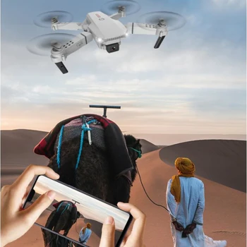 4K Dual Camera Nuotolinio Valdymo Quadcopter GPS RC 15min WiFi FPV 1080P HD Plataus Kampo Kamera Padėties Aukštis Išlaikyti RC Drone Žaislai
