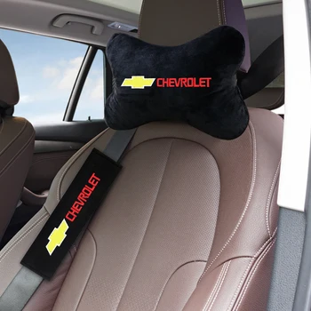 4pcs Automobilių saugos Diržų Pečių Pagalvėlės Apima kaklo pagalvė Pečių, kaklo Apsaugos Chevrolet Captiva Cruze Trax Auto Priedai
