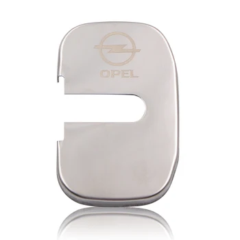 4pcs automobilių stilius Automatinis durų užraktas byla apima Opel Opc line Logo Corsa už Vauxhall Insignia reikmenys, automobilių stiliaus lipdukai