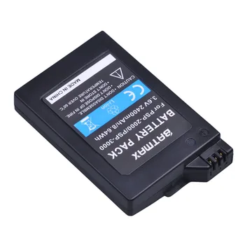 4X 2400mAh PSP2000 Baterija + LED USB Įkroviklis Sony PSP2000 PSP3000 PSP 2000 PSP 3000 žaidimų pulto 