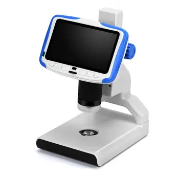 5 colių LCD Skaitmeninis Mikroskopas 1080P Mikroskopo Vaizdo įrašymo 200X Didinimas su Belaidžio ryšio IR Nuotolinio valdymo