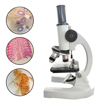 500X Mikroskopo Didinimo, Biologinės moksleivis Švietimo Monokuliariniai Mikroskopu Įrankiai