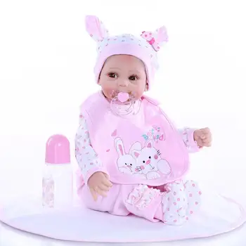 50cm Imituojamas Silikoninė Lėlė Baby Doll Vaikų vaikystės draugas, Žaislai