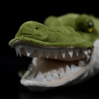 50cm Mielas Krokodilas Minkštas Pliušinis Žaislas Modeliavimas Žalia Aligatorius Realiame Gyvenime Lėlės Crocodylus siamensis Gyvūnų Modelio Vaikams Dovanų