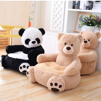 50CM Naujos Panda Kūdikiams, Kūdikių Sėdynės Minkštos Sofos Animacinių filmų Lokys Gyvūnų Vaikas Baby Kėdutė Comfort Pliušinis Panda Bear Kėdės Būti Užpildyti