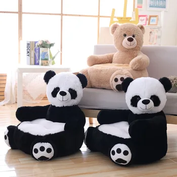 50CM Naujos Panda Kūdikiams, Kūdikių Sėdynės Minkštos Sofos Animacinių filmų Lokys Gyvūnų Vaikas Baby Kėdutė Comfort Pliušinis Panda Bear Kėdės Būti Užpildyti