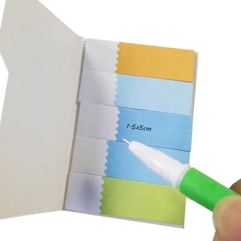 50Pack/daug Vaivorykštė Stiliaus Lipnios Memo Pad Sticky Notes Žymą Mokyklos Raštinės reikmenų didmeninė