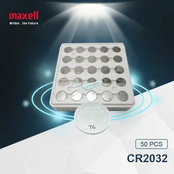 50pc maxell originalus nauja baterija cr2032 3v mygtuką ląstelių monetos baterijas žiūrėti kompiuterio žaislas nuotolinio valdymo cr 2032