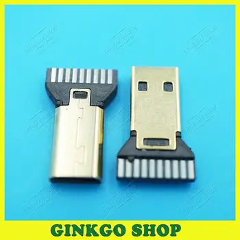 50pcs/daug perteklinio reglamentavimo Micro HDMI suderinamus Male Plug Jungtis su PCB Plug