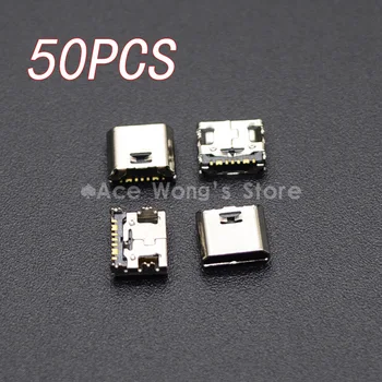 50pcs naujas 7pin mini micro usb įkrovimo įkrovimo jungtis prijunkite dock lizdas uosto Samsung i9082 i9080 i879 i8552 i869
