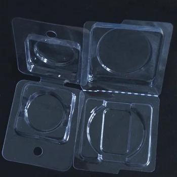 50pcs Tuščias Eyeshadow Plastikinio Butelio moliusko geldele Pakuotės Akių šešėliai Atveju Plastikiniai Jar Kosmetikos Konteineriai Makiažas Saugojimo Dėžutė
