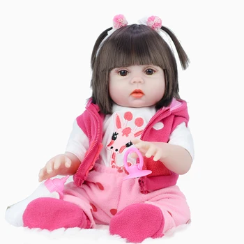 53cm Mielas Modeliavimas Reborn Baby Doll Gali Pasukti į Tualetą Sėdėti ir Stovėti Visą Vinyl Soft Berniukas, Mergaitė, Kalėdų, Gimtadienio Dovana Baby Doll
