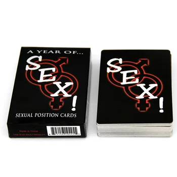 54Pcs/set Seksualinių pozicijų, žaisti popierinių kortelių Metai Lytis Suaugusiems seksualus žaidimas kortelių rinkiniai pora metu sekso padėtis