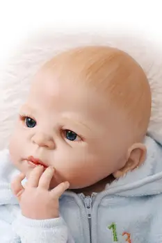 57CM Lėlės reborn Visą silikono kūno realus atgimsta kūdikiams berniukas lėlės plikos galvos vonia lėlės vaikams gimtadienio dovana bebe žaislai atgimsta