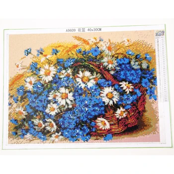5D Diamond Mozaika, Siuvinėjimas, Gėlių Mandala 