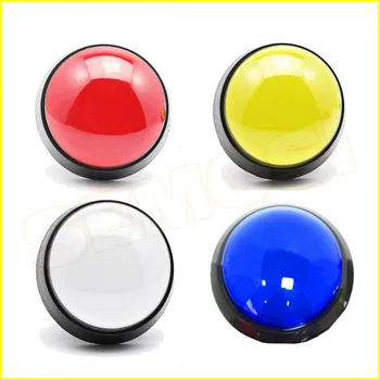 5vnt / Daug 60mm Kupolo Formos LED Apšviestas Arcade Mygtuką su Mikrojungikliu Už Arkadinis Žaidimas Monetos Mašina