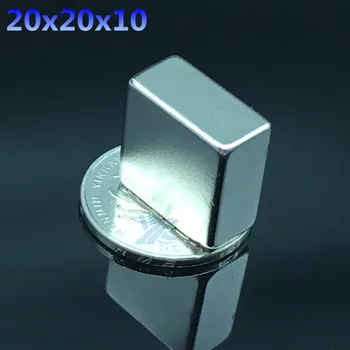 5vnt Neodimio magnetas ndfeb Stiprus blokas nuolat šaldytuvas, Elektromagnetas NdFeB nickle magnetinio aikštėje