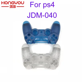 5vnt Sony PS4 slim Bevielis Dualshock 4 Pro Valdytojas JDS040 JDM-040 viršelyje Atgal Kieto Plastiko Viršutinės Korpuso Apvalkalas Atveju