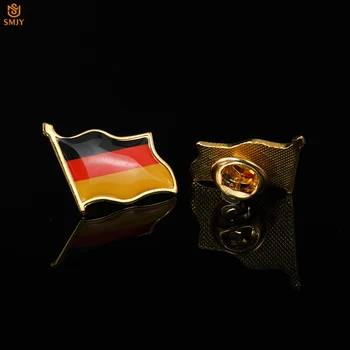 5vnt vokietijos Ženklelis Suvenyrų Nacionalinės Vėliavos Dažytos Amatų Sagė Kaklaraištis Skrybėlę Antikvariniai Drugelis Sagtis Pin Kolekcija