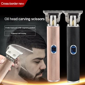 5W Metalo Plaukų Žoliapjovės USB Įkrovimo Plaukų Clipper Rinkinys Bevielė Plaukų Pjovimo Staklės, Profesinės Barzda Žoliapjovės Stiliaus Šukuoseną