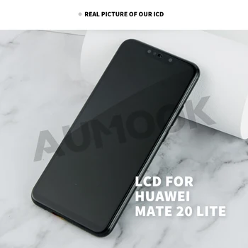 6.3 colių LCD Huawei Mate 20 lite Ekranas Jutiklinis Ekranas Su Frame skaitmeninis keitiklis Asamblėjos LCD Ekrano pakeitimas Nemokamas Dovanas