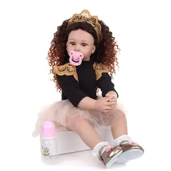 60 CM Kaip Princesė KEIUMI Reborn Baby Lėlės Minkšto Silikono Medžiaga Įstaiga Naujagimių ankstyvos vaikystės Žaislai Vaikams 