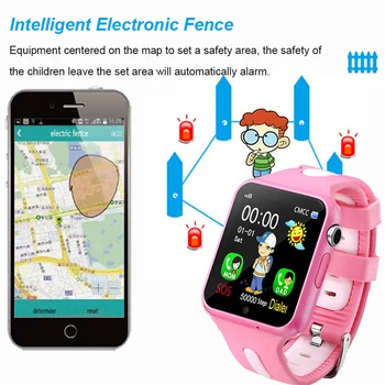 696 V5K Vaikai Smart Žiūrėti GPS Seklys atsparus Vandeniui HD Kamera, SOS Skambutis Vietos Stebėjimo Stebėti Vaikų Smartwatches dovanų žiūrėti