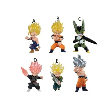 6CM, BANDAI Dragon Ball ADVERGE Son Goku Sūnus Gohan Ląstelių Veiksmų PVC Kolekcijos Modelis Žaislas Anime Pav Žaislai Vaikams