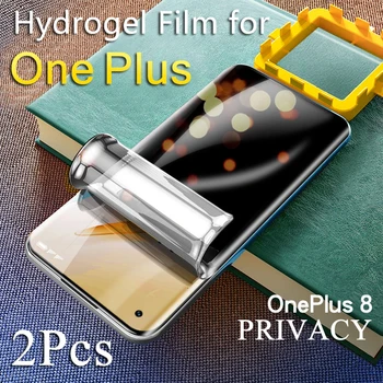 6T Pilnas draudimas Minkštas Hidrogelio Filmas OnePlus 8T 8Pro Privacy Screen Protector Vienas Plius 7 7T 7Pro-Ultra Plonas, Nematomas Apsaugos