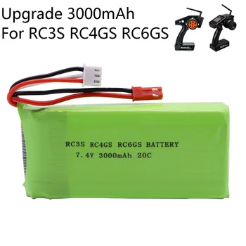 7.4 V 3000mAh lipo baterija Radiolink RC3S RC4GS RC6GS Siųstuvas žaislas Baterija 2S Lipo Baterija atnaujinti 7.4 V 2800mah žaislų dalys