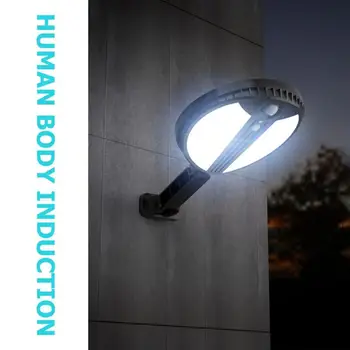 70 LED IP65 Vandeniui Turas Saulės LED Lempa, Nuotoliniu PIR Kūno Indukcijos Saulės Šviesos, Lauke, Kieme, Gatvėje Sienos Lempos Šviesos Sodas
