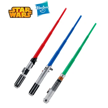 75cm Star Wars ištraukiama lightsaber E7 Darth Vader Anakin Lukas Skaivokeris surinkimo vaikų Nr. žibintai stiliaus žaislai