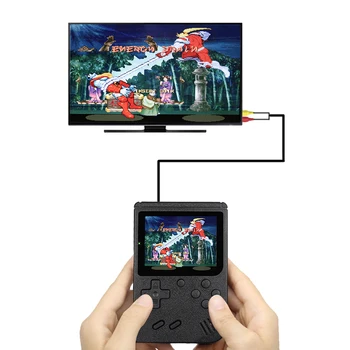 8-Bitų 3.0 Colių Spalvotas LCD Vaikai Spalva Žaidėjas Gamepad įmontuotas 400 žaidimai Retro Nešiojamas Mini Nešiojamą Žaidimų Konsolę