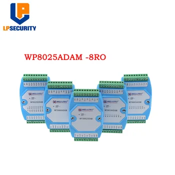 8-kanalų relę, SPST išvesties modulis izoliuotas 8RY RS485 MODBUS RTU WP8025ADAM