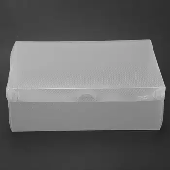 8 Vnt Skaidraus Skaidraus Plastiko Batų Dėžės Saugykla, Batų Dėžės, Sulankstomas Batai Atveju Savininkas Skaidriai Batai Organizatorius Atvejais Dėžės